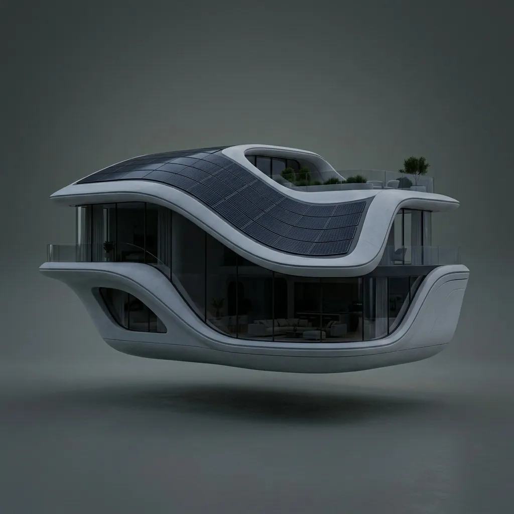 Unpowered 3D Solar Home